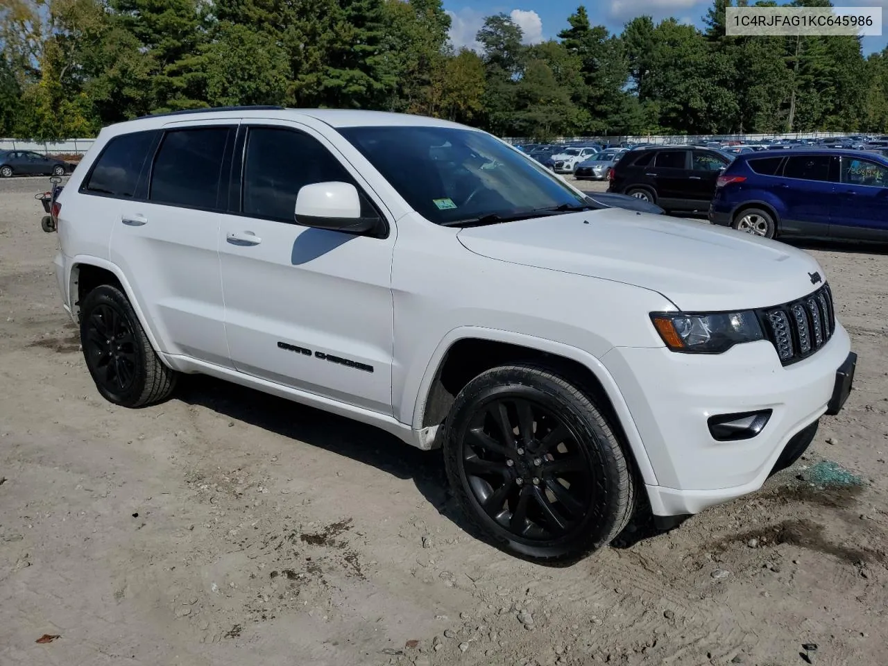 2019 Jeep Grand Cherokee Laredo VIN: 1C4RJFAG1KC645986 Lot: 73975834