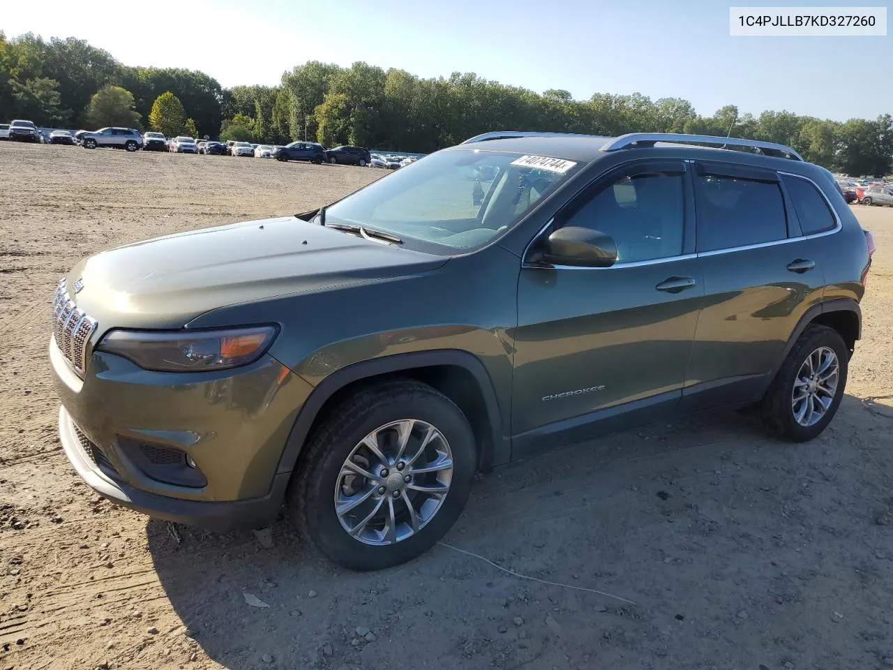 2019 Jeep Cherokee Latitude Plus VIN: 1C4PJLLB7KD327260 Lot: 74074744