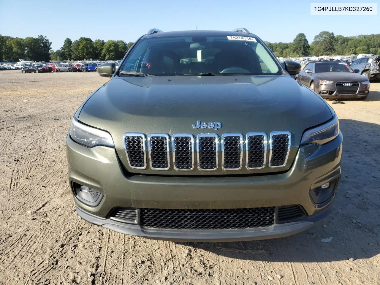 2019 Jeep Cherokee Latitude Plus VIN: 1C4PJLLB7KD327260 Lot: 74074744