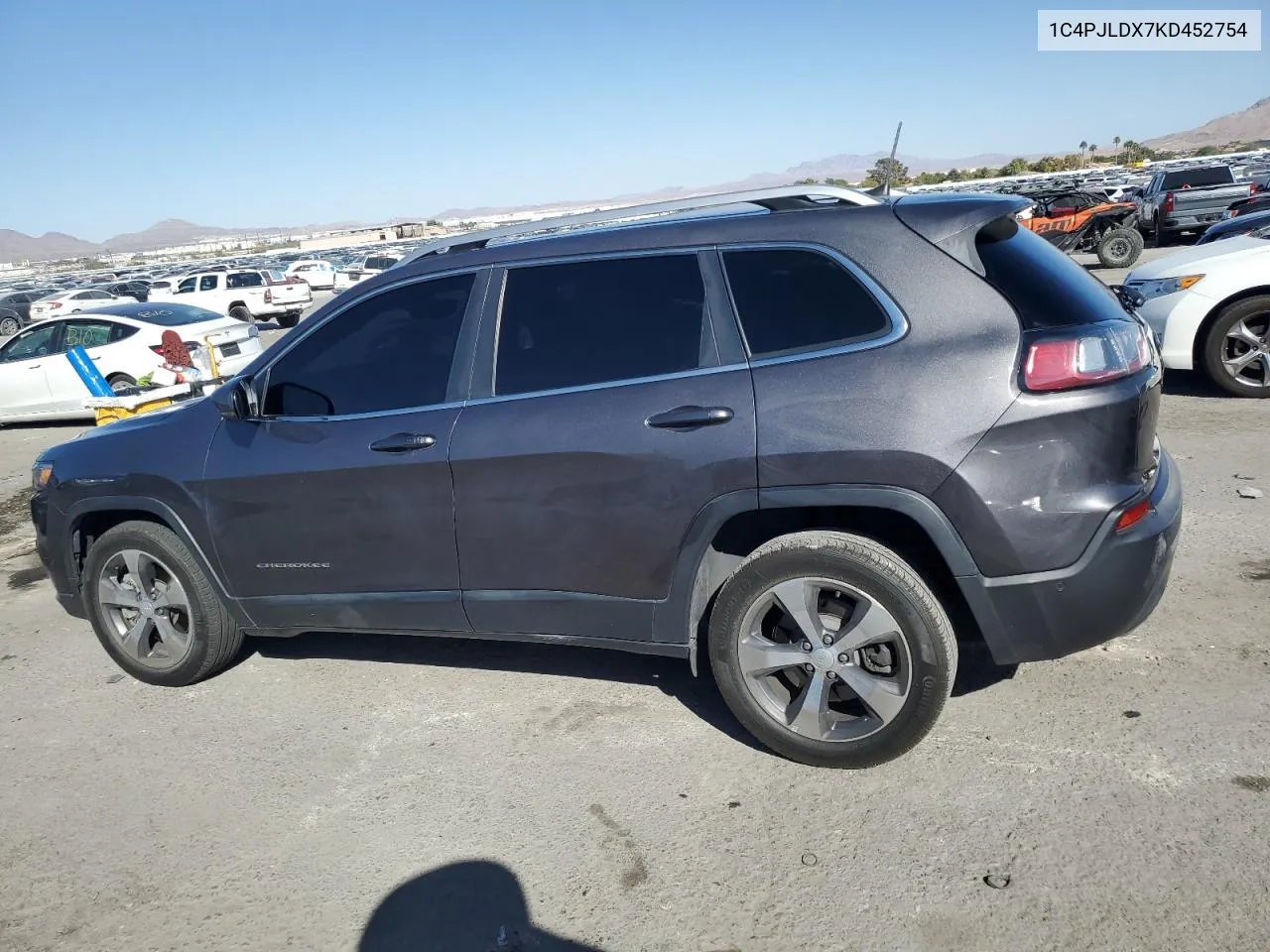 2019 Jeep Cherokee Limited VIN: 1C4PJLDX7KD452754 Lot: 74129124