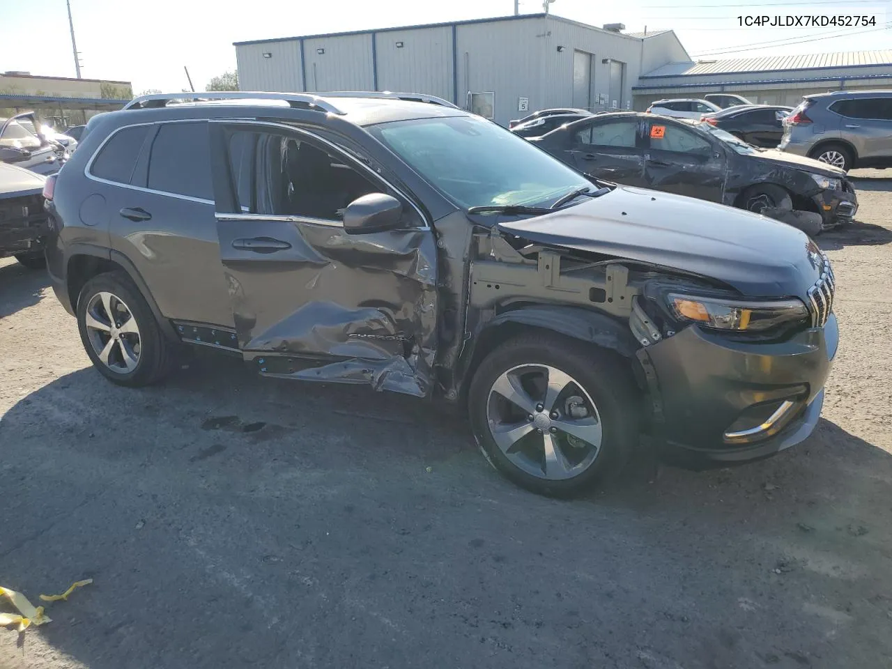 2019 Jeep Cherokee Limited VIN: 1C4PJLDX7KD452754 Lot: 74129124