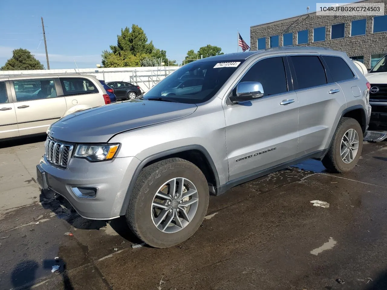 2019 Jeep Grand Cherokee Limited VIN: 1C4RJFBG2KC724503 Lot: 74272344