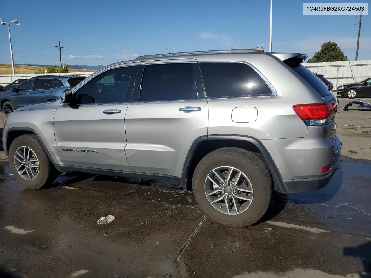 2019 Jeep Grand Cherokee Limited VIN: 1C4RJFBG2KC724503 Lot: 74272344