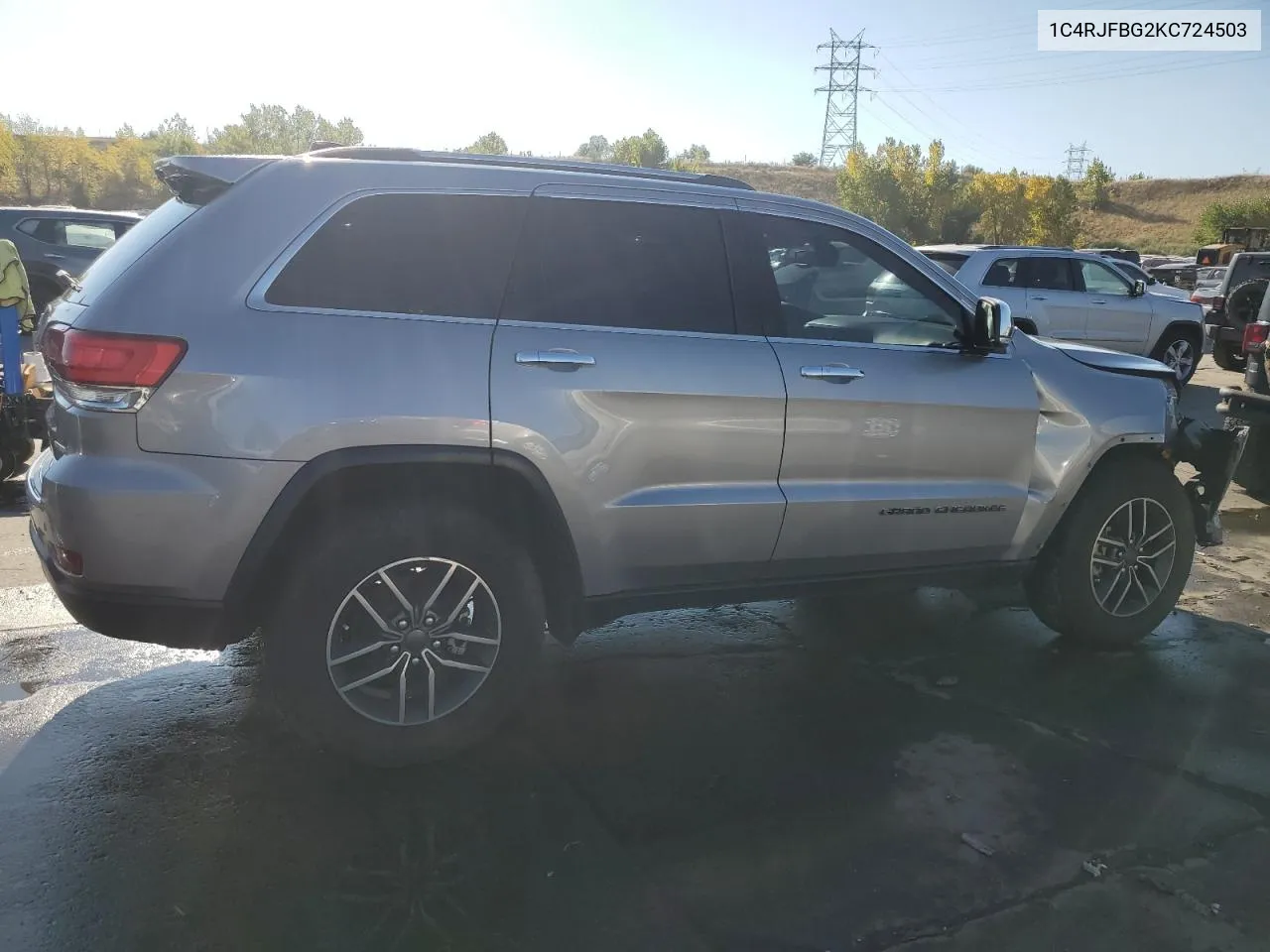 2019 Jeep Grand Cherokee Limited VIN: 1C4RJFBG2KC724503 Lot: 74272344