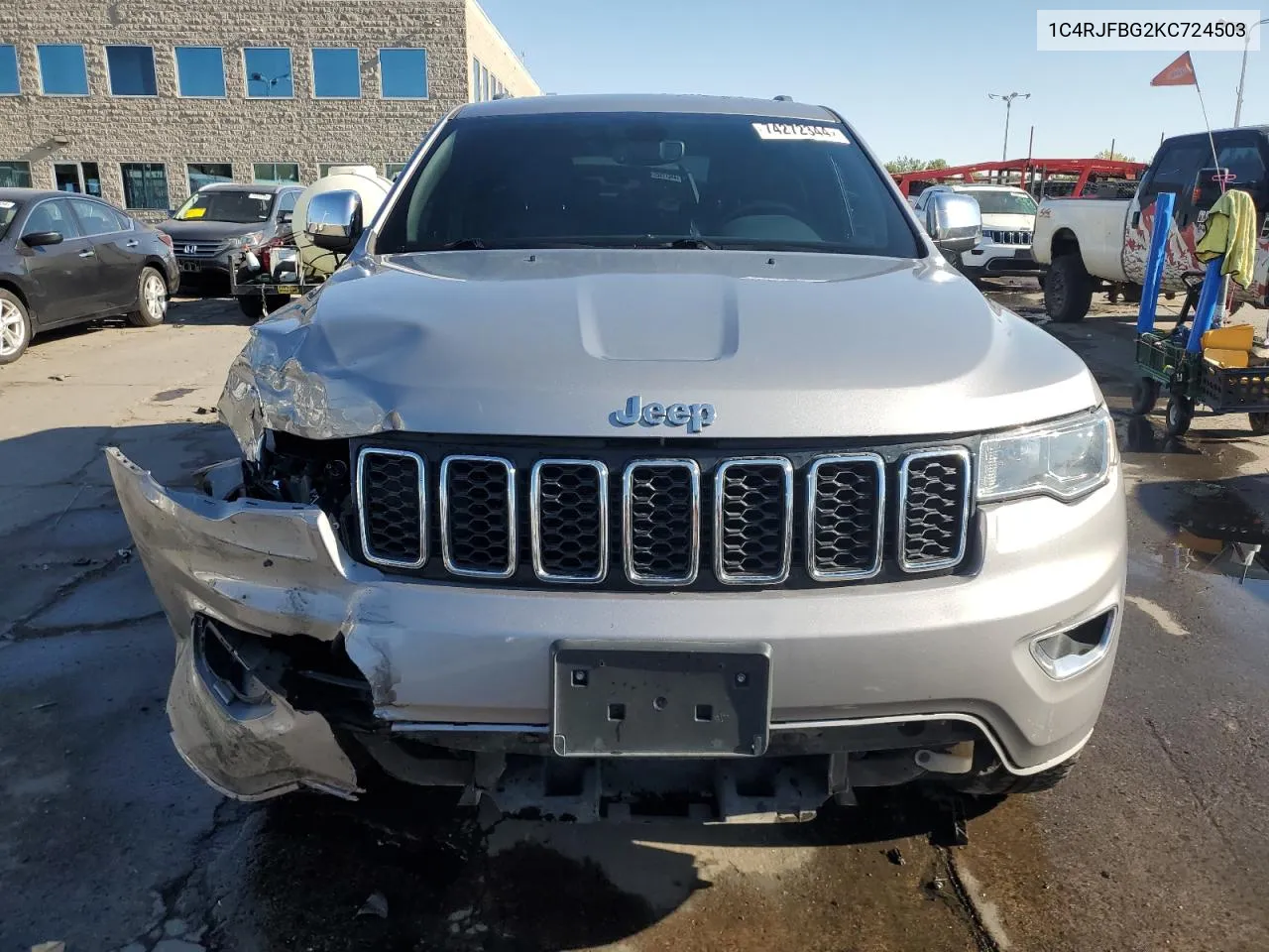 2019 Jeep Grand Cherokee Limited VIN: 1C4RJFBG2KC724503 Lot: 74272344