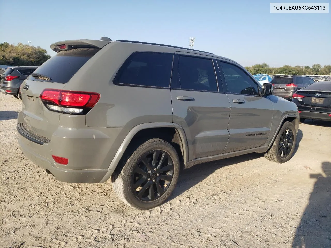 2019 Jeep Grand Cherokee Laredo VIN: 1C4RJEAG6KC643113 Lot: 74279364