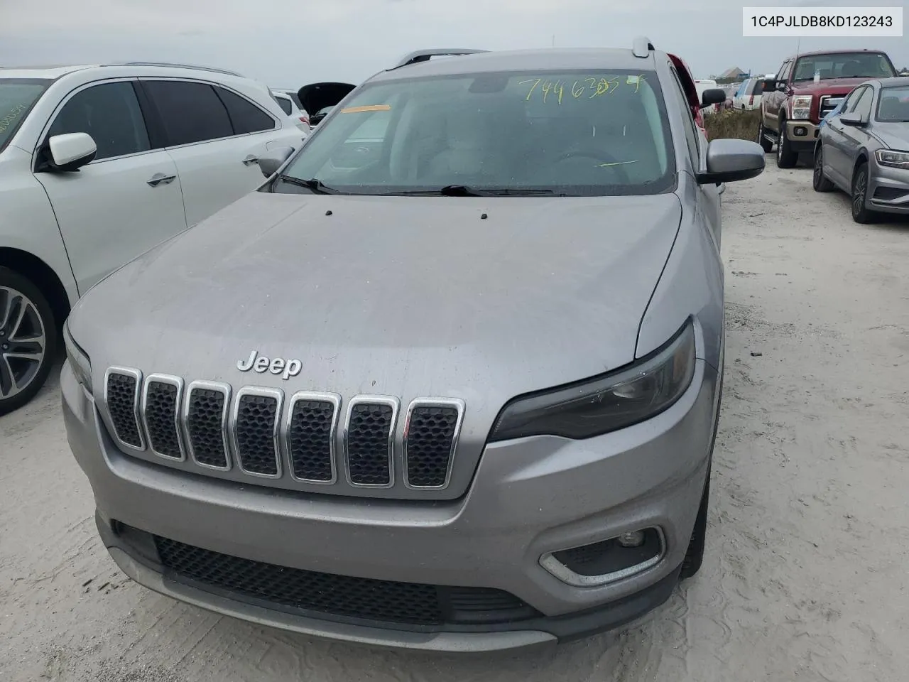 2019 Jeep Cherokee Limited VIN: 1C4PJLDB8KD123243 Lot: 74463054