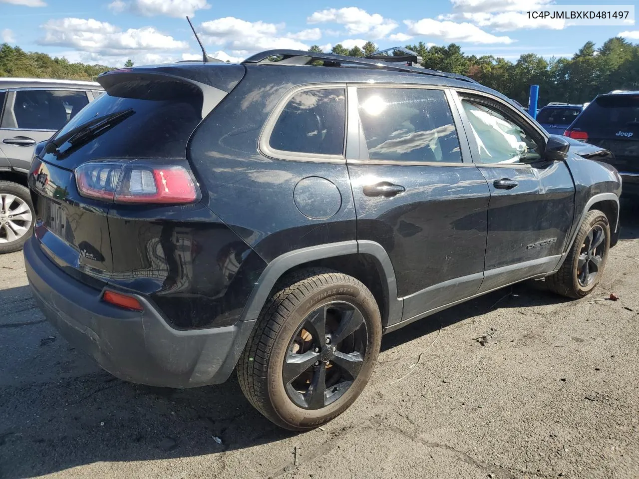 2019 Jeep Cherokee Latitude Plus VIN: 1C4PJMLBXKD481497 Lot: 74529114