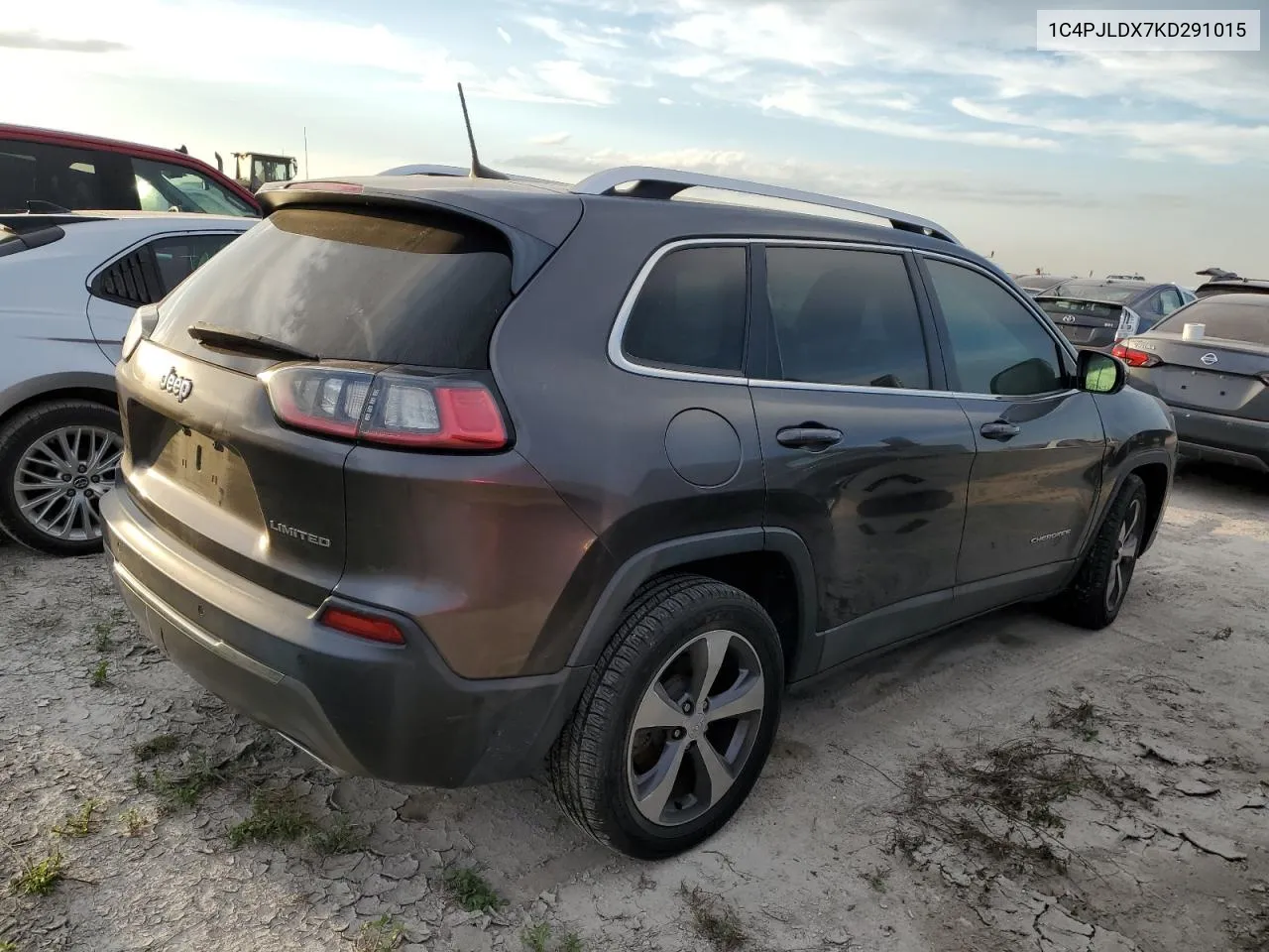 2019 Jeep Cherokee Limited VIN: 1C4PJLDX7KD291015 Lot: 74532674