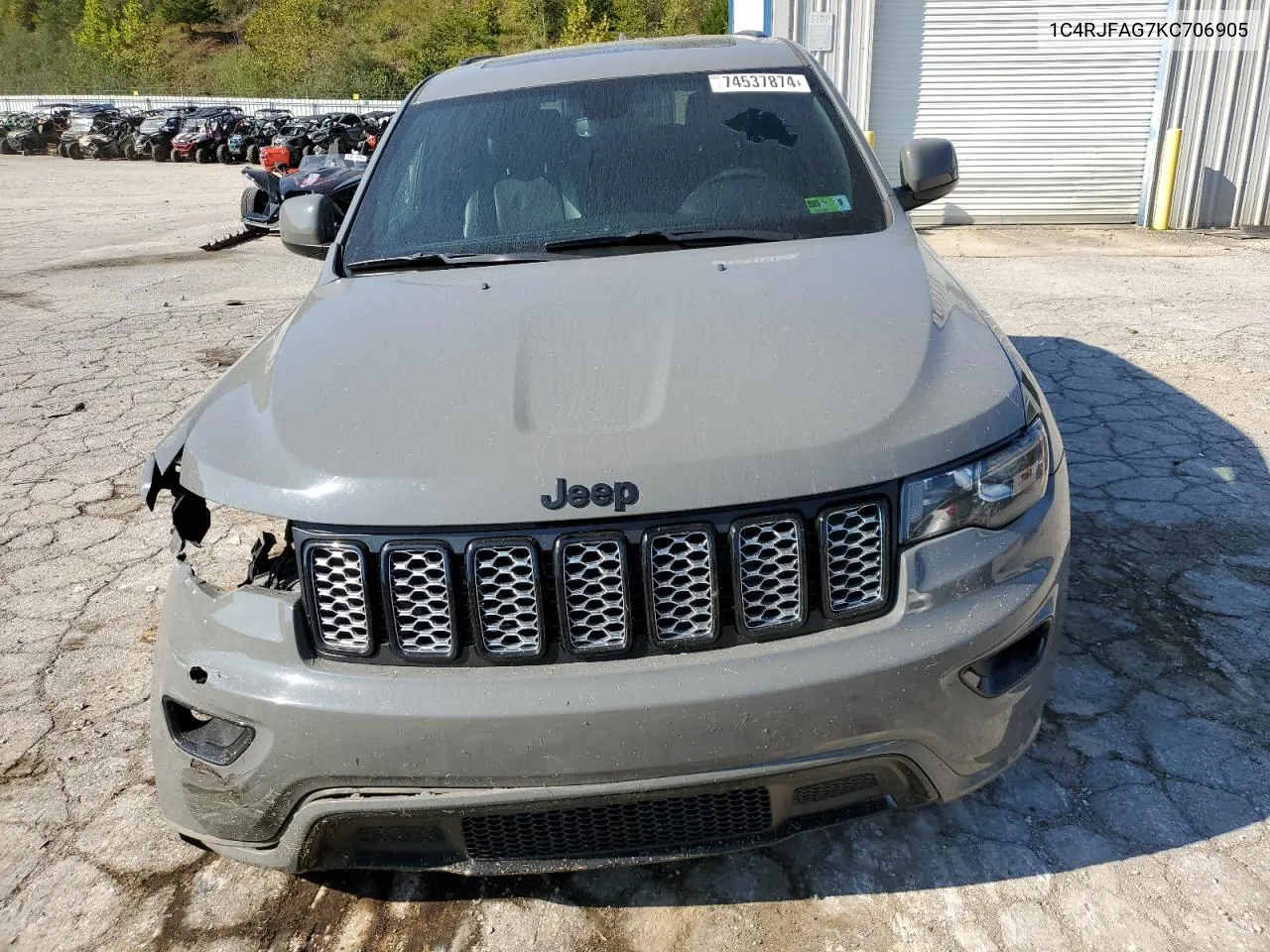 2019 Jeep Grand Cherokee Laredo VIN: 1C4RJFAG7KC706905 Lot: 74537874