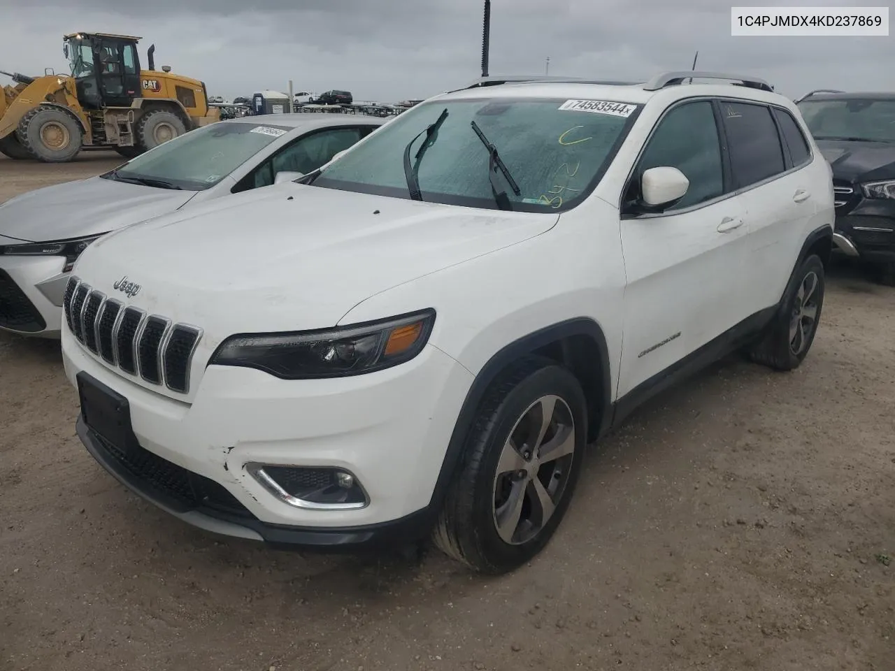 2019 Jeep Cherokee Limited VIN: 1C4PJMDX4KD237869 Lot: 74583544