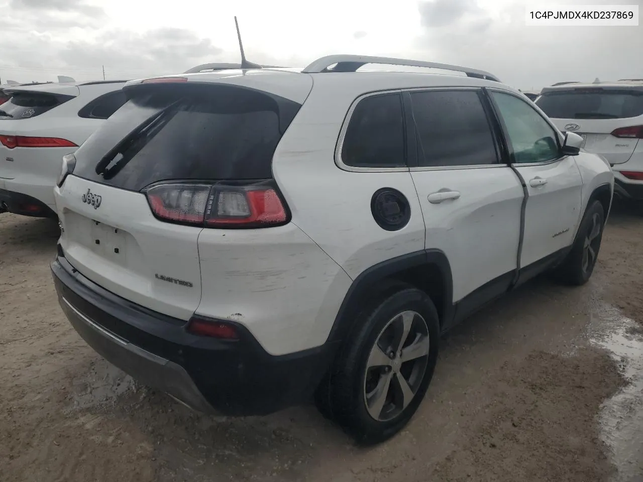 2019 Jeep Cherokee Limited VIN: 1C4PJMDX4KD237869 Lot: 74583544