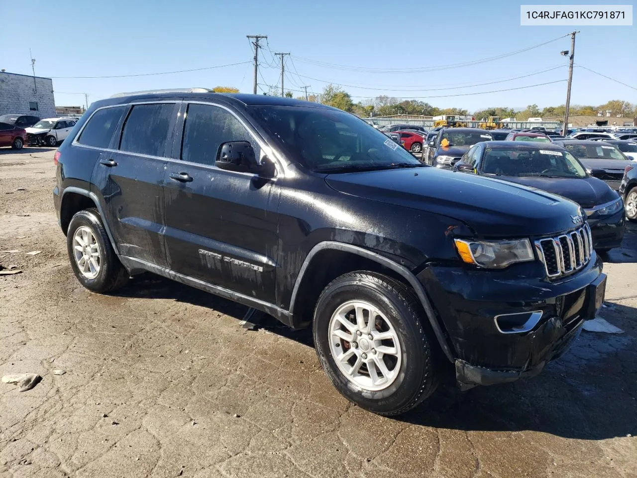 2019 Jeep Grand Cherokee Laredo VIN: 1C4RJFAG1KC791871 Lot: 74795444