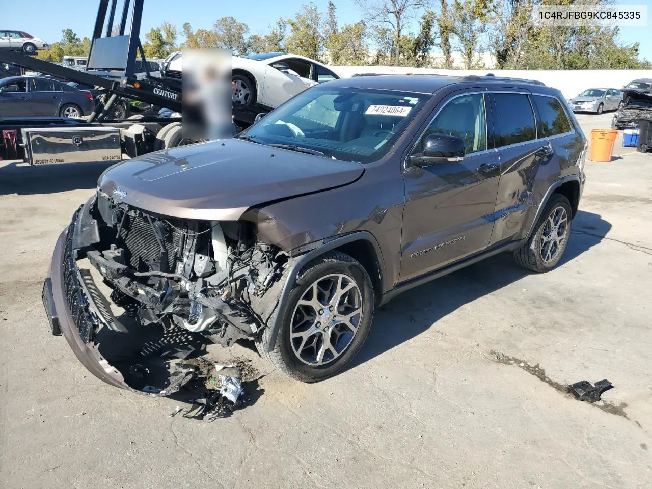 2019 Jeep Grand Cherokee Limited VIN: 1C4RJFBG9KC845335 Lot: 74924064