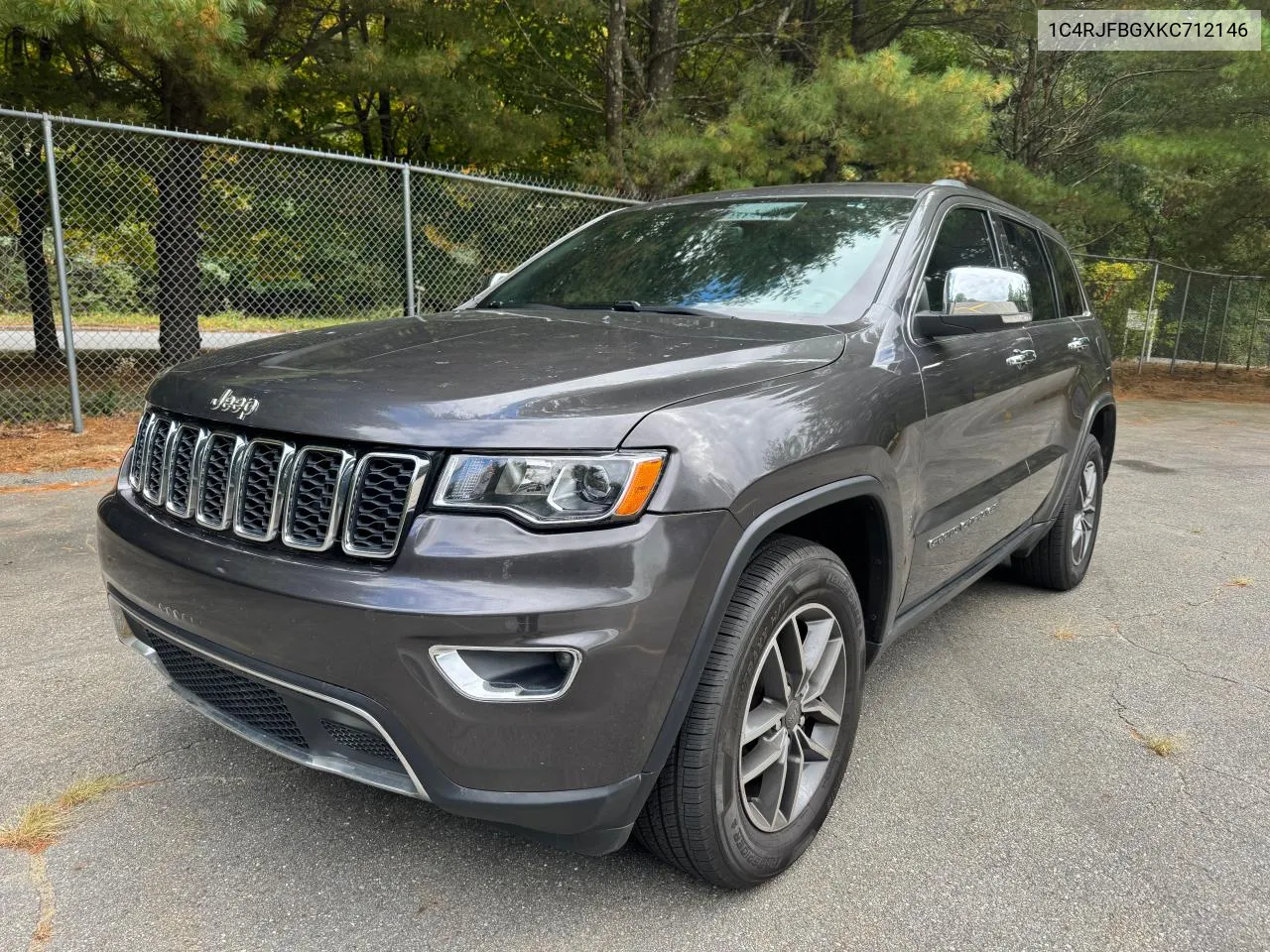 2019 Jeep Grand Cher VIN: 1C4RJFBGXKC712146 Lot: 74942644