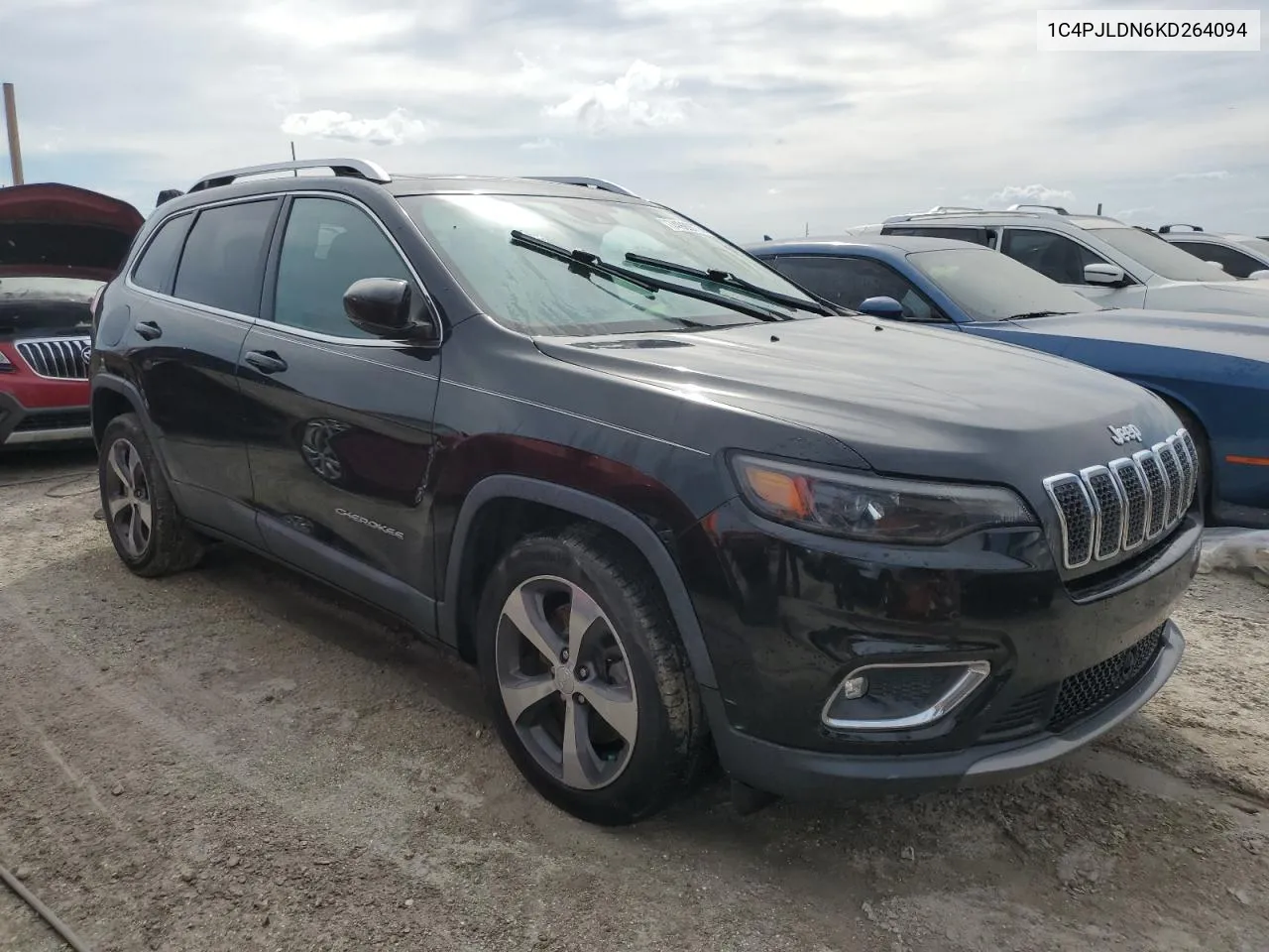 2019 Jeep Cherokee Limited VIN: 1C4PJLDN6KD264094 Lot: 74989774