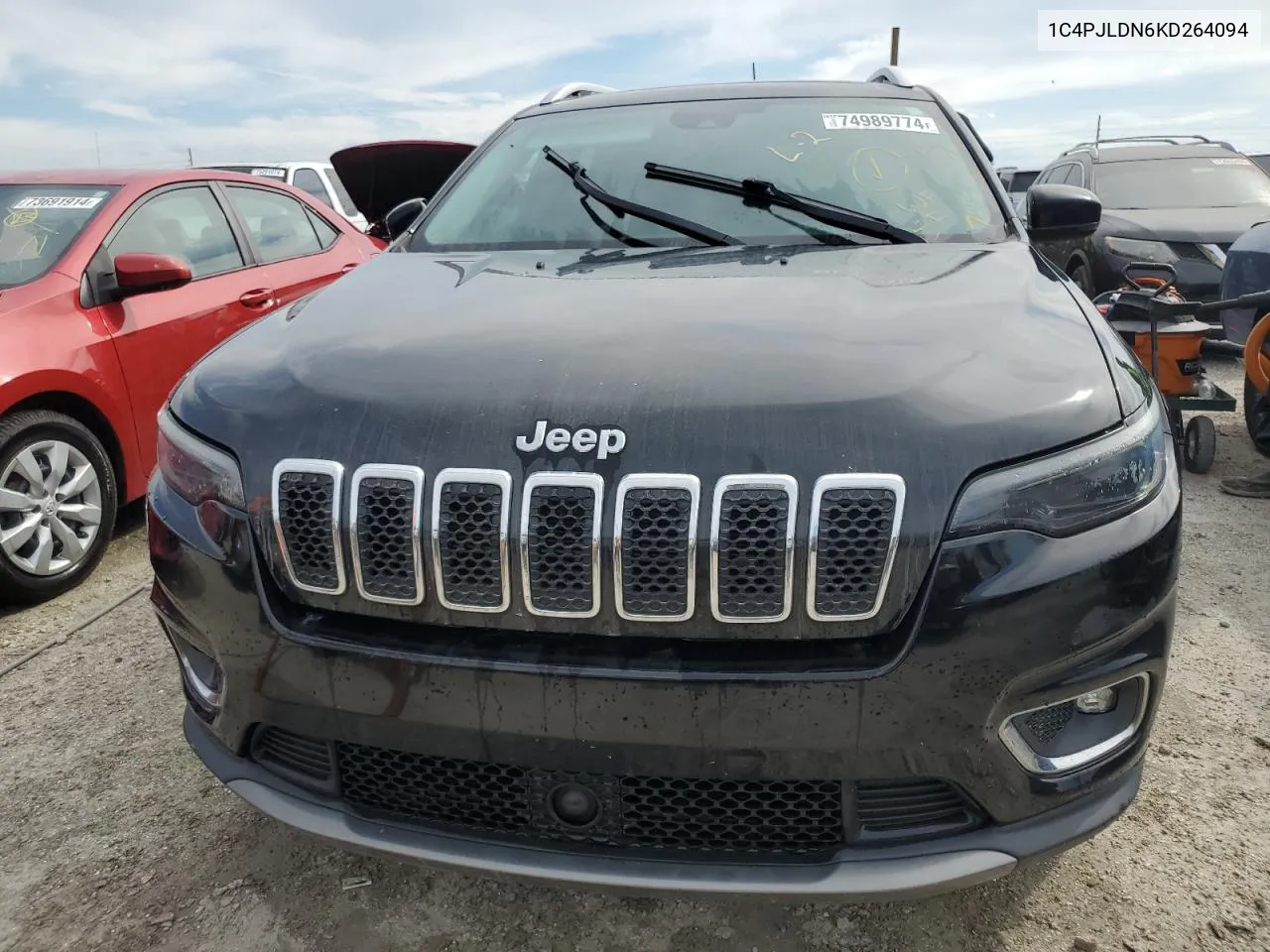 2019 Jeep Cherokee Limited VIN: 1C4PJLDN6KD264094 Lot: 74989774