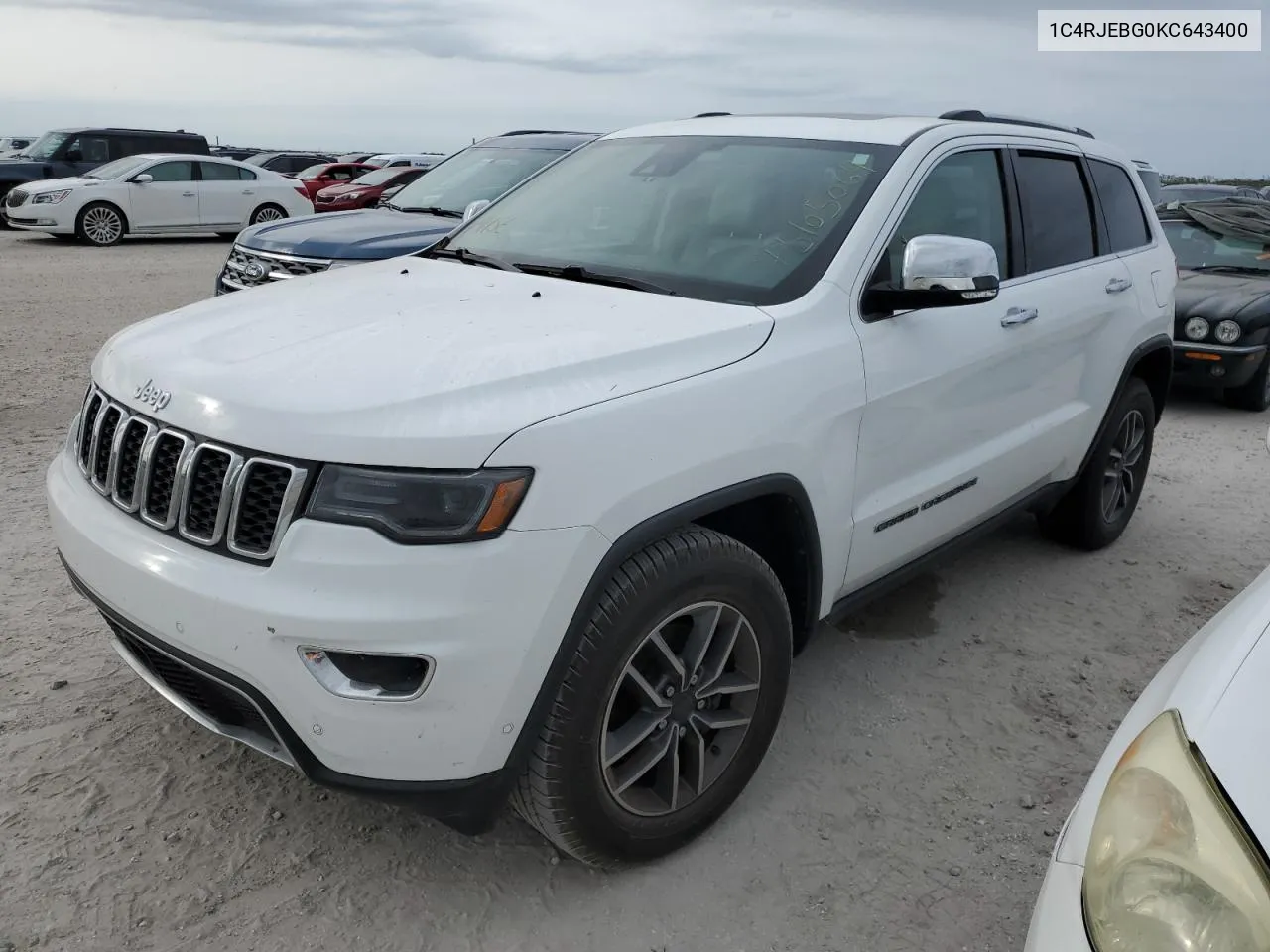 2019 Jeep Grand Cherokee Limited VIN: 1C4RJEBG0KC643400 Lot: 75105064