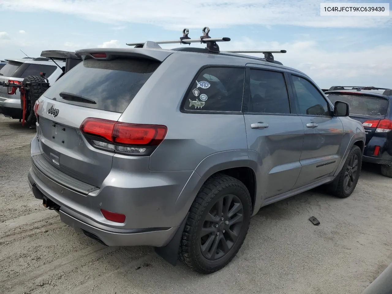 2019 Jeep Grand Cherokee Overland VIN: 1C4RJFCT9KC639430 Lot: 75107604