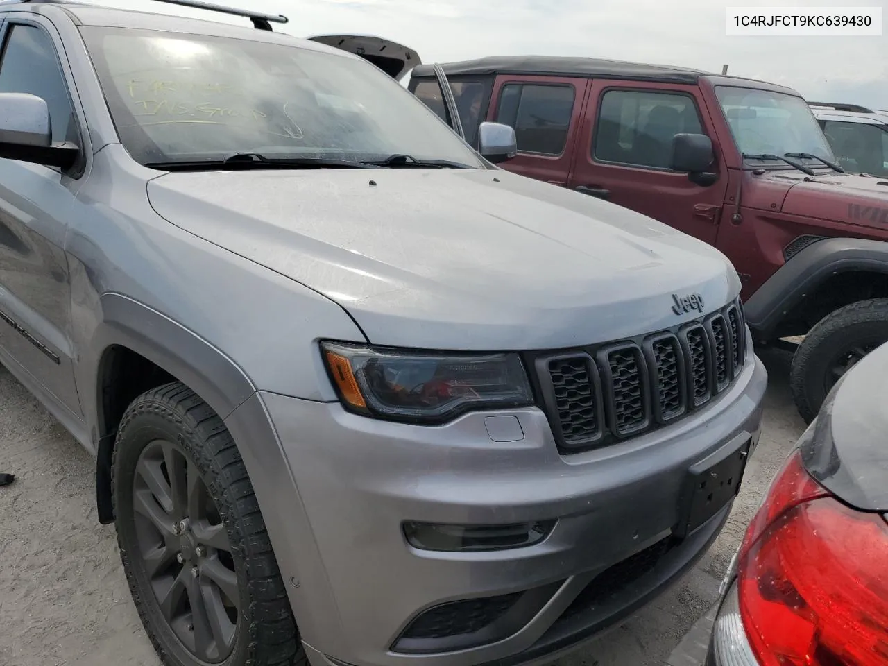 2019 Jeep Grand Cherokee Overland VIN: 1C4RJFCT9KC639430 Lot: 75107604