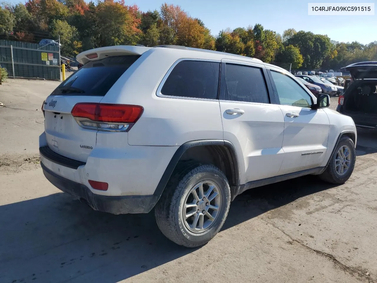 2019 Jeep Grand Cherokee Laredo VIN: 1C4RJFAG9KC591515 Lot: 75126214