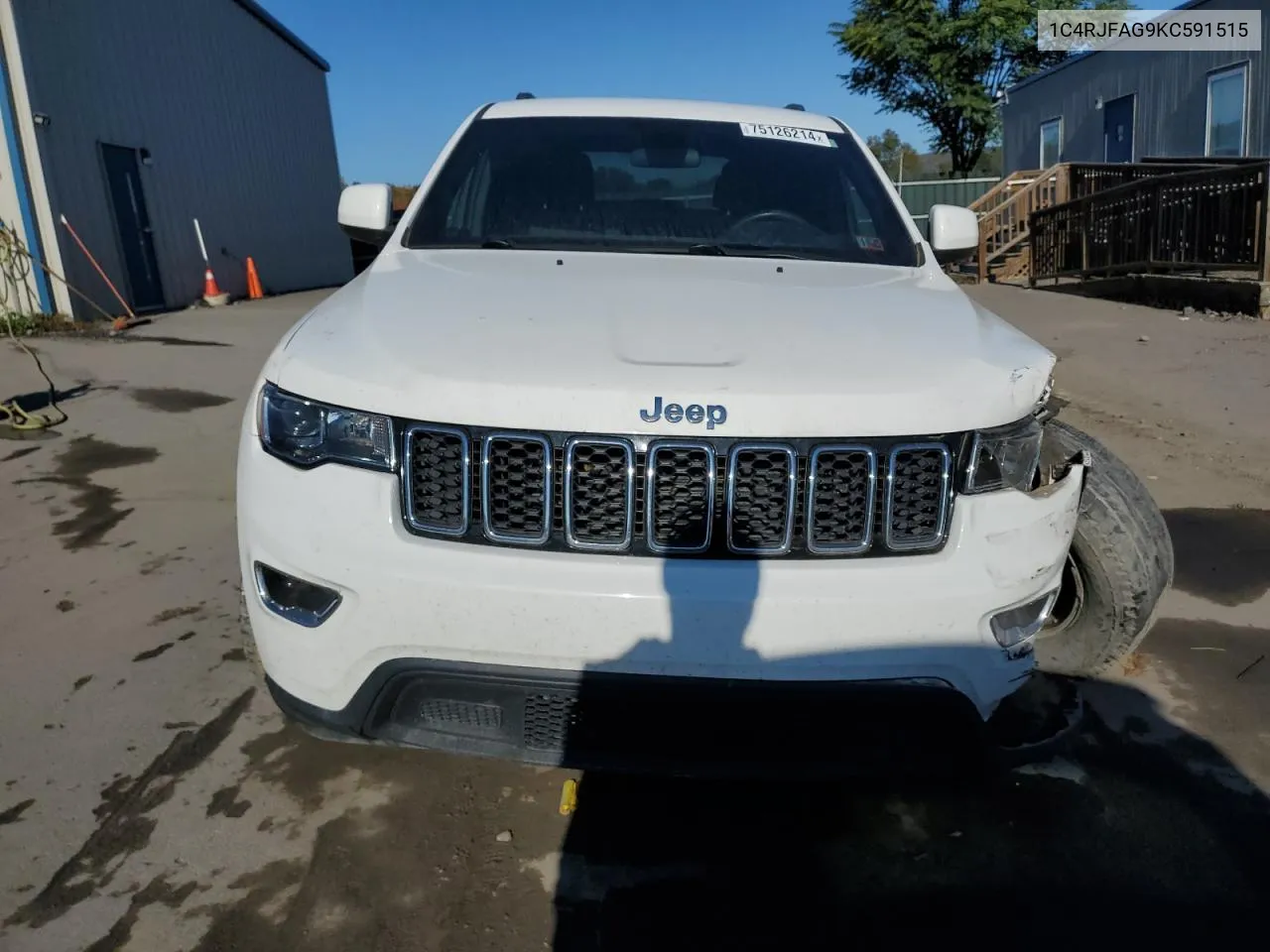 2019 Jeep Grand Cherokee Laredo VIN: 1C4RJFAG9KC591515 Lot: 75126214