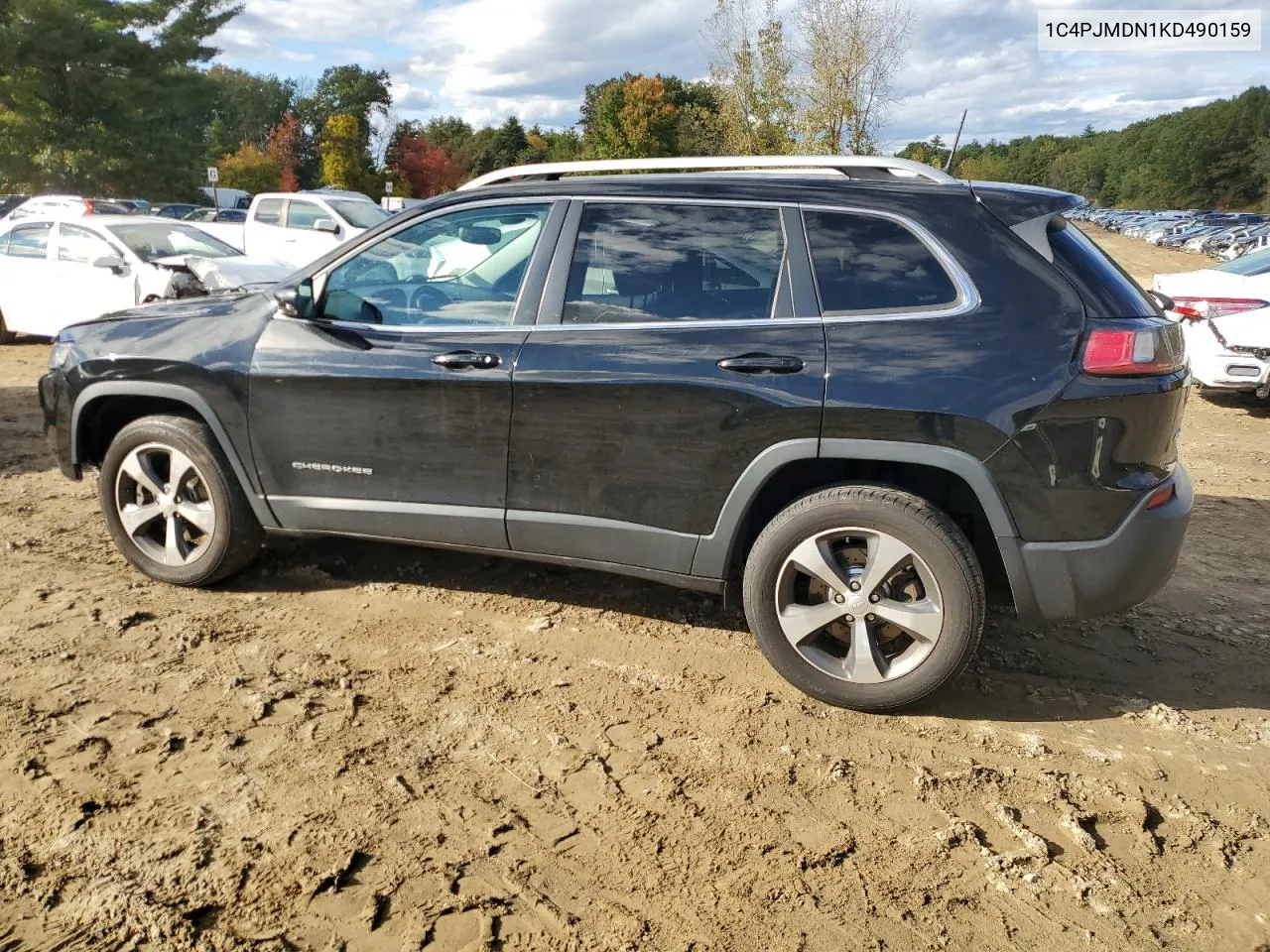 2019 Jeep Cherokee Limited VIN: 1C4PJMDN1KD490159 Lot: 75215884