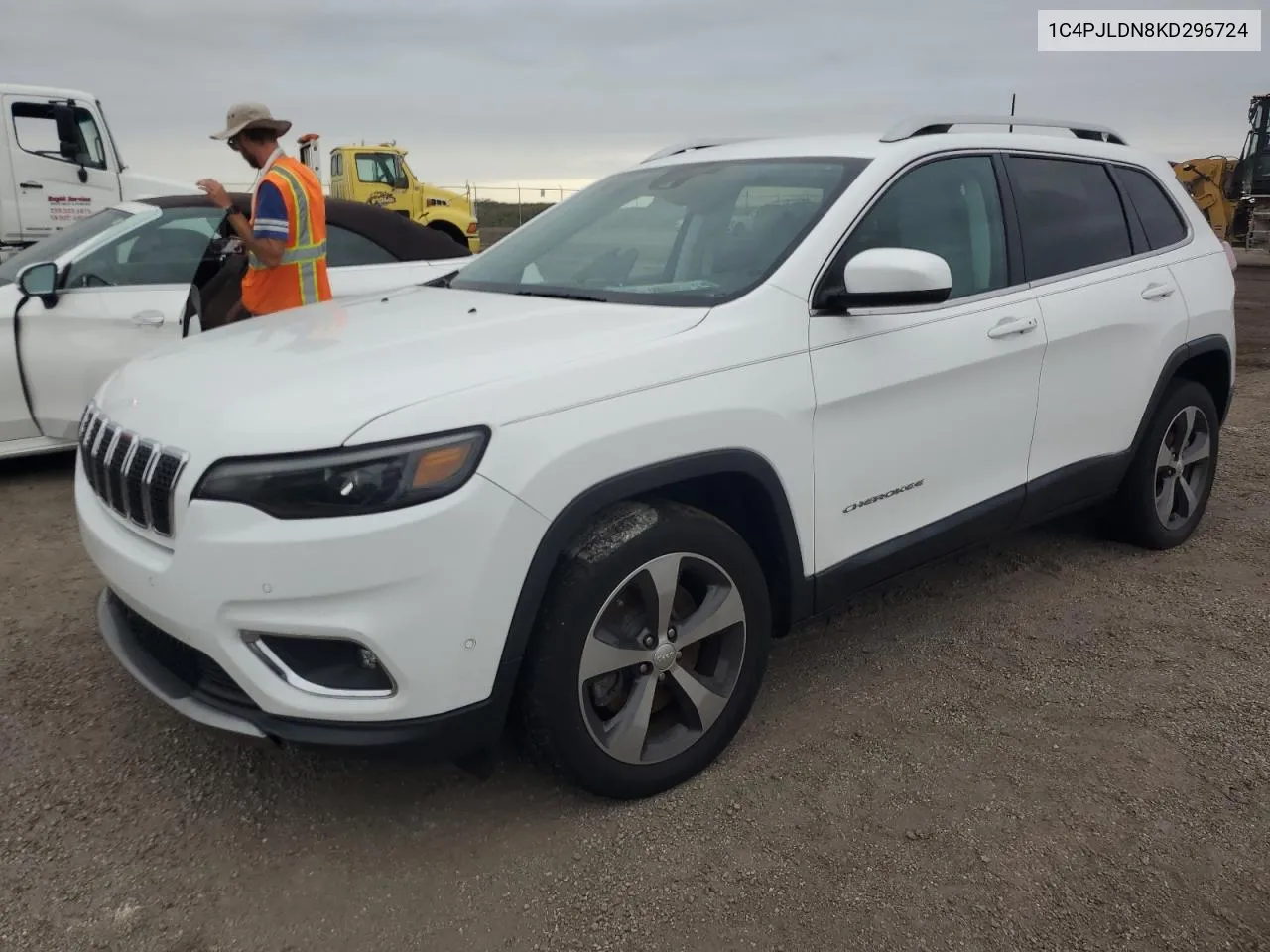 2019 Jeep Cherokee Limited VIN: 1C4PJLDN8KD296724 Lot: 75220604