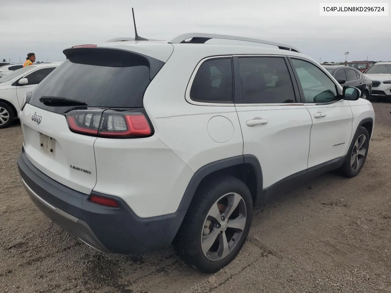 2019 Jeep Cherokee Limited VIN: 1C4PJLDN8KD296724 Lot: 75220604