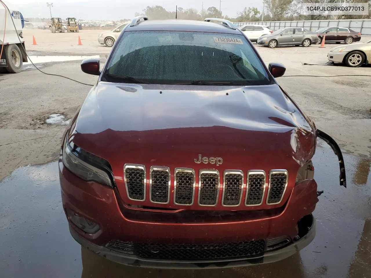 2019 Jeep Cherokee Latitude VIN: 1C4PJLCB9KD377013 Lot: 75230424