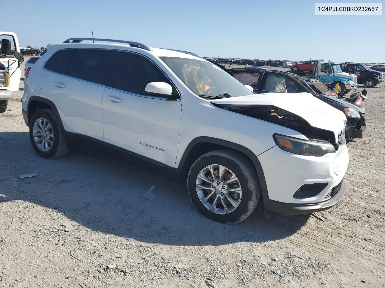 2019 Jeep Cherokee Latitude VIN: 1C4PJLCB8KD232657 Lot: 75230794