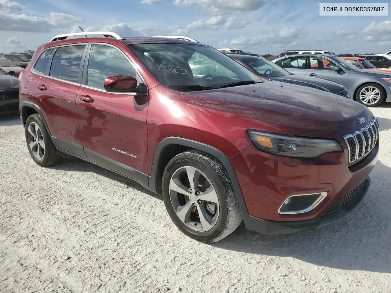 2019 Jeep Cherokee Limited VIN: 1C4PJLDB5KD357887 Lot: 75265944