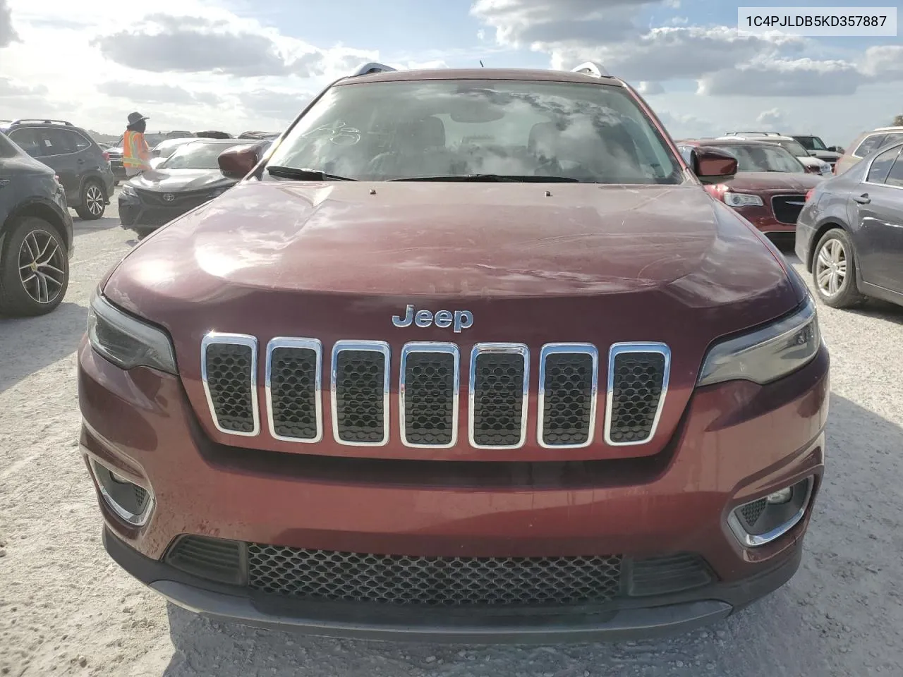 2019 Jeep Cherokee Limited VIN: 1C4PJLDB5KD357887 Lot: 75265944