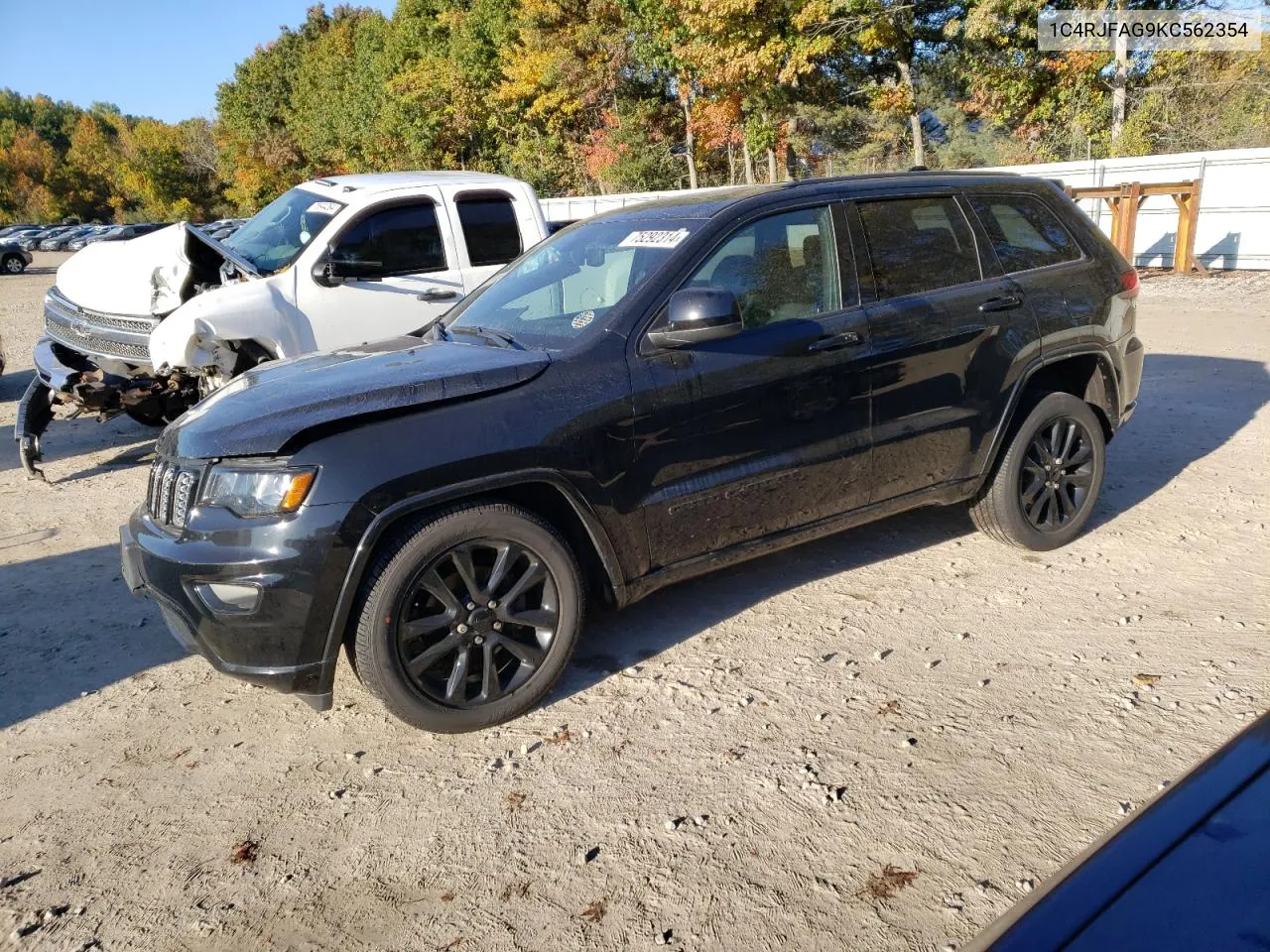 2019 Jeep Grand Cherokee Laredo VIN: 1C4RJFAG9KC562354 Lot: 75292314