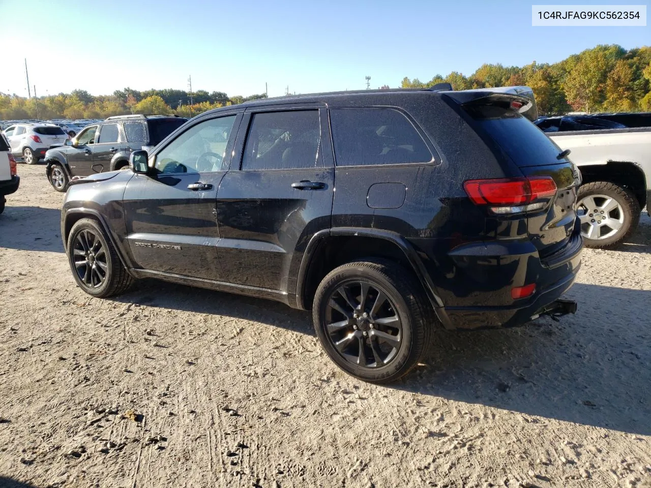 2019 Jeep Grand Cherokee Laredo VIN: 1C4RJFAG9KC562354 Lot: 75292314