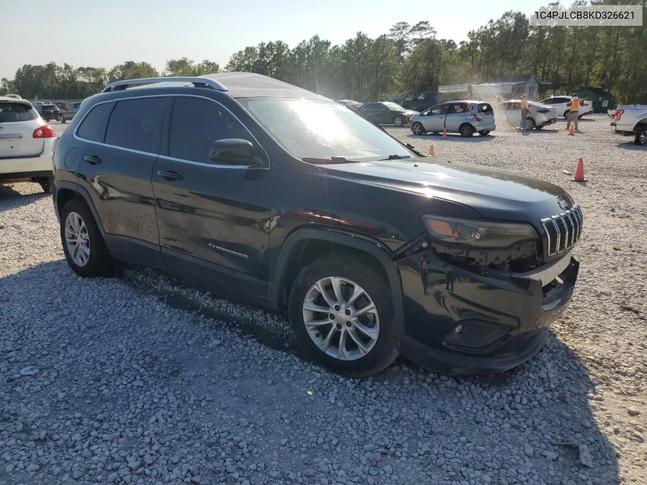 2019 Jeep Cherokee Latitude VIN: 1C4PJLCB8KD326621 Lot: 75338004