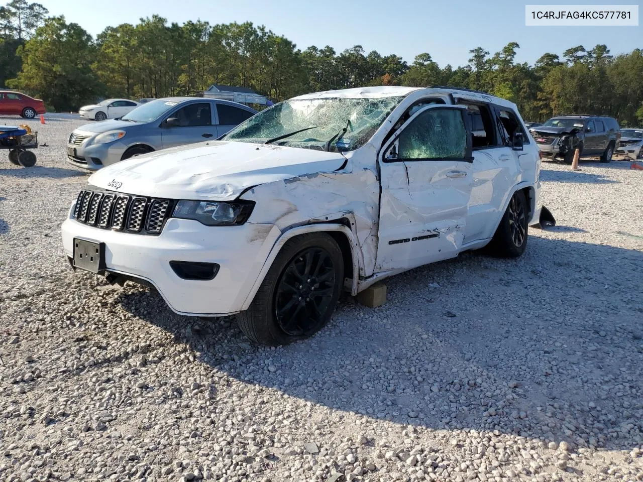 2019 Jeep Grand Cherokee Laredo VIN: 1C4RJFAG4KC577781 Lot: 75425394