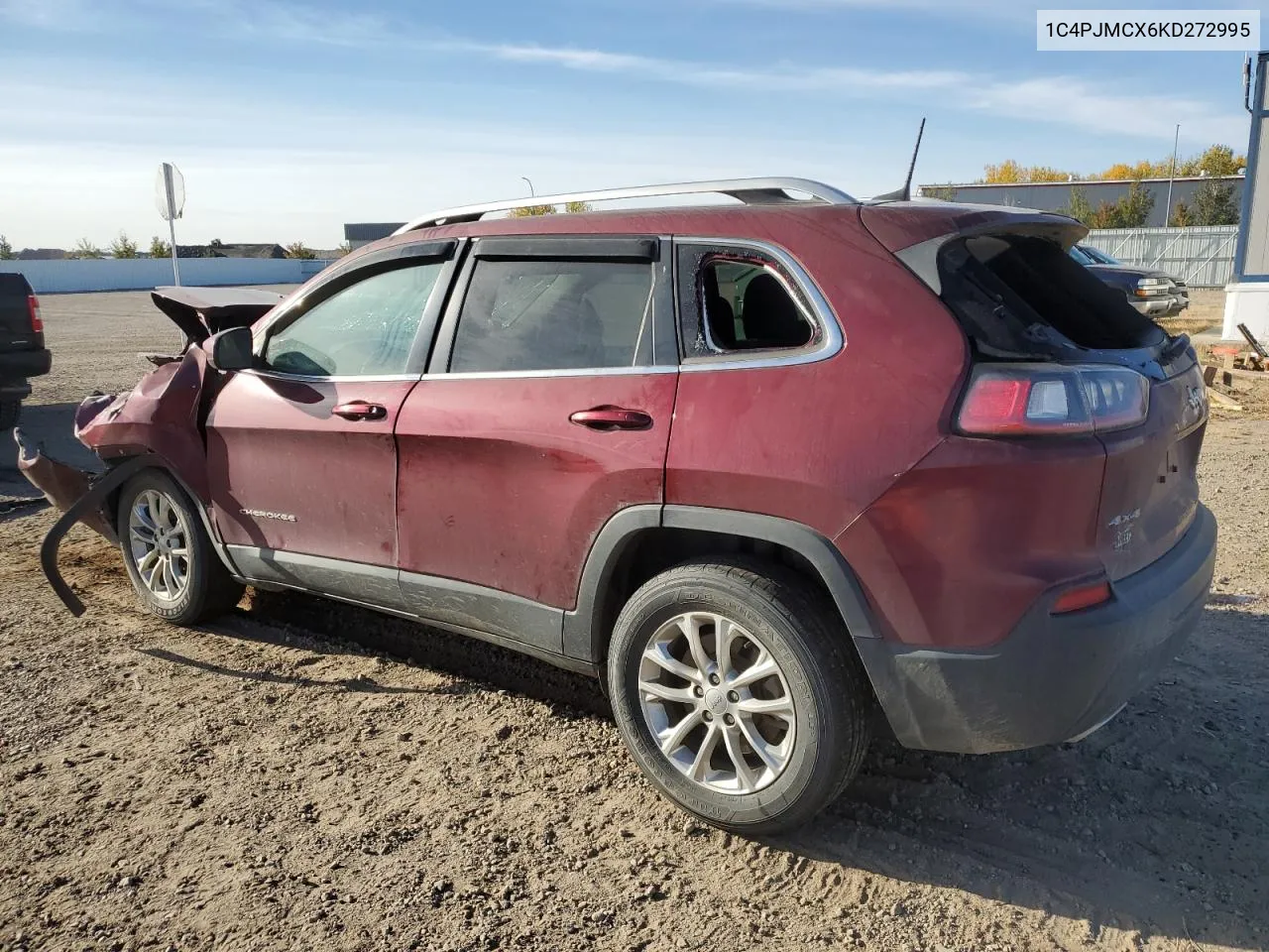 2019 Jeep Cherokee Latitude VIN: 1C4PJMCX6KD272995 Lot: 75450204