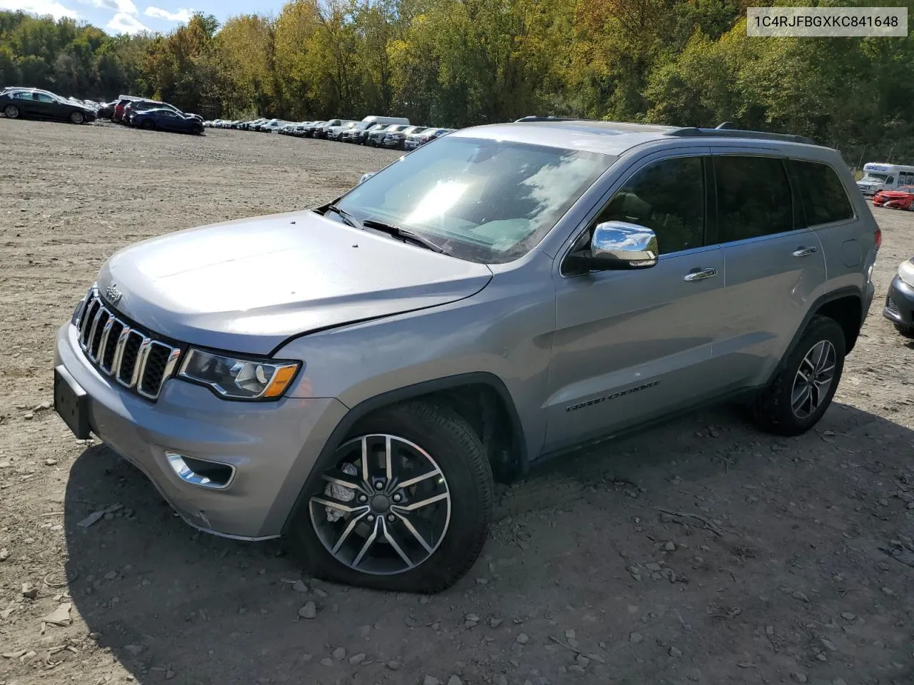 1C4RJFBGXKC841648 2019 Jeep Grand Cherokee Limited