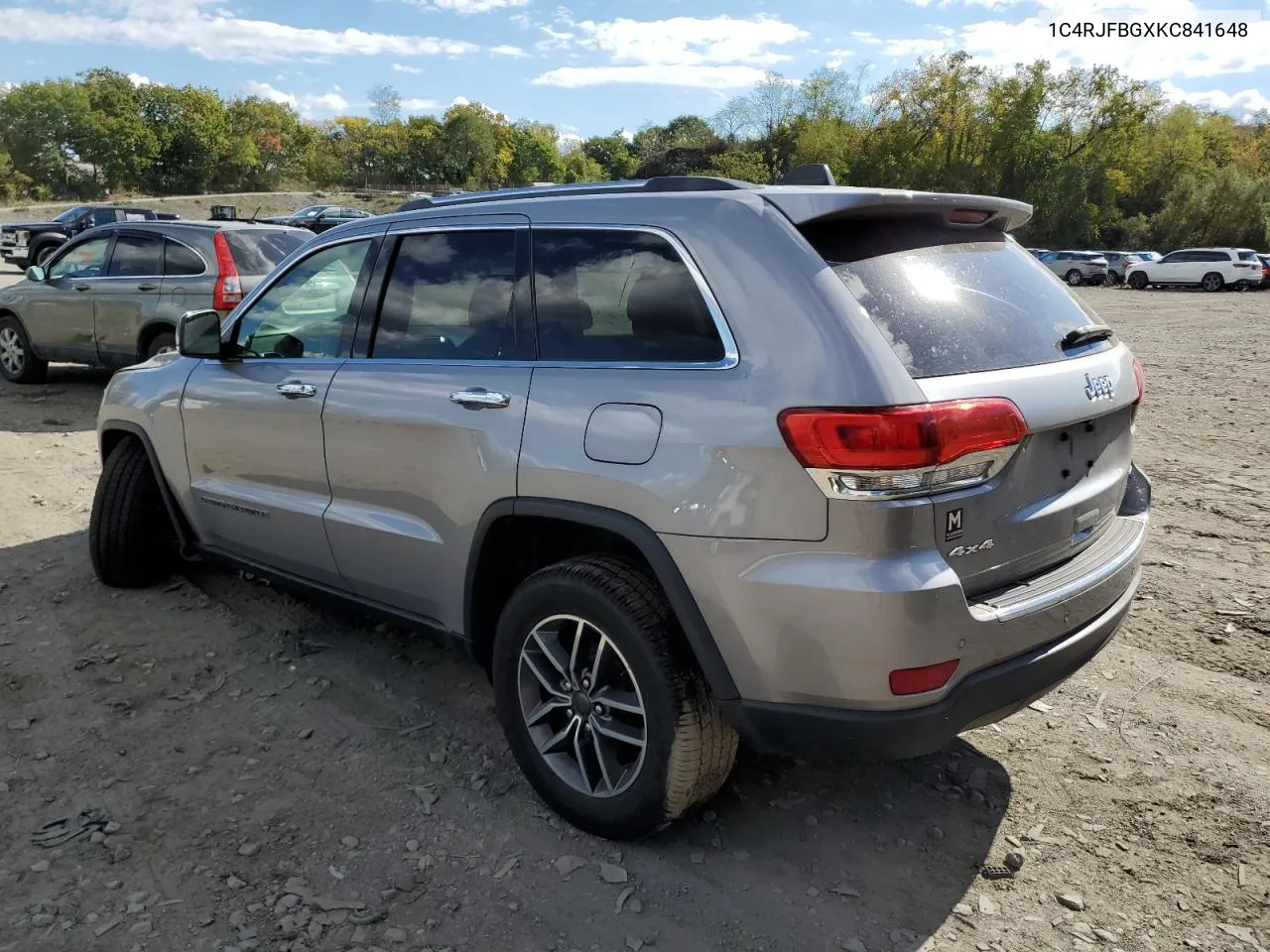 2019 Jeep Grand Cherokee Limited VIN: 1C4RJFBGXKC841648 Lot: 75463764