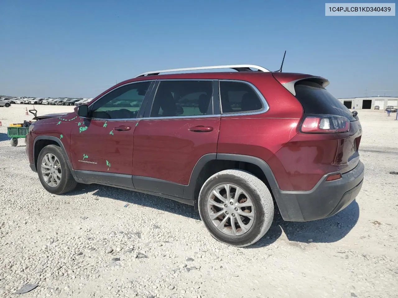 2019 Jeep Cherokee Latitude VIN: 1C4PJLCB1KD340439 Lot: 75480714