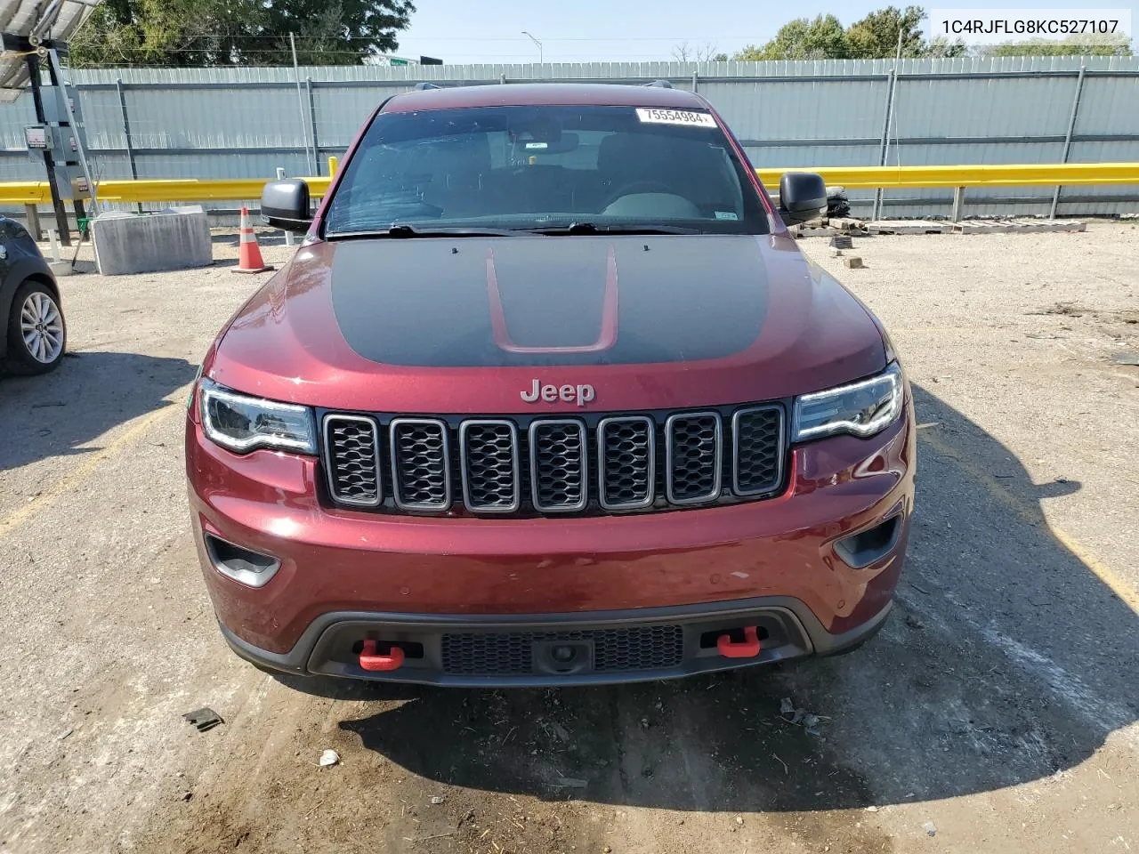 2019 Jeep Grand Cherokee Trailhawk VIN: 1C4RJFLG8KC527107 Lot: 75554984