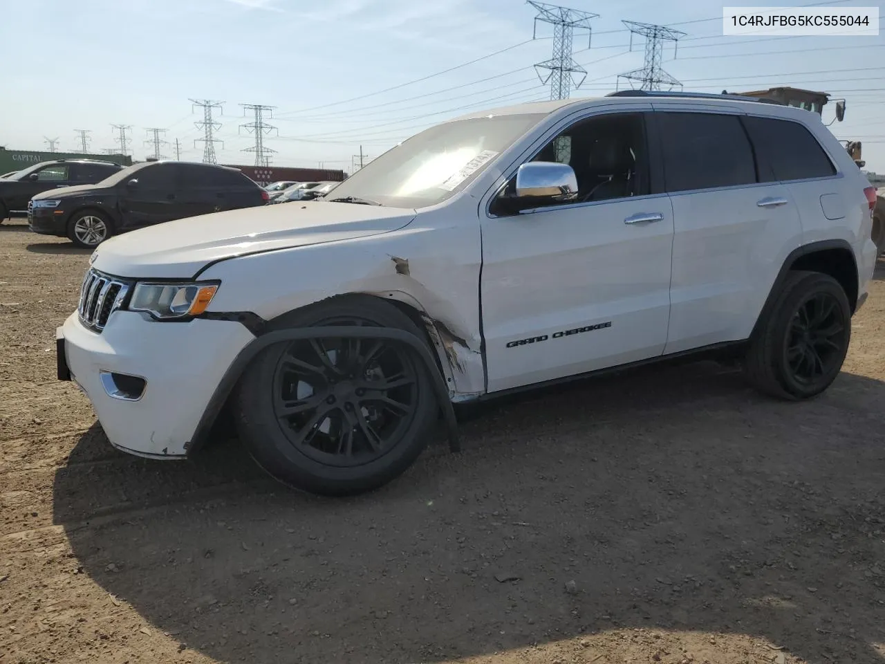 2019 Jeep Grand Cherokee Limited VIN: 1C4RJFBG5KC555044 Lot: 75571374