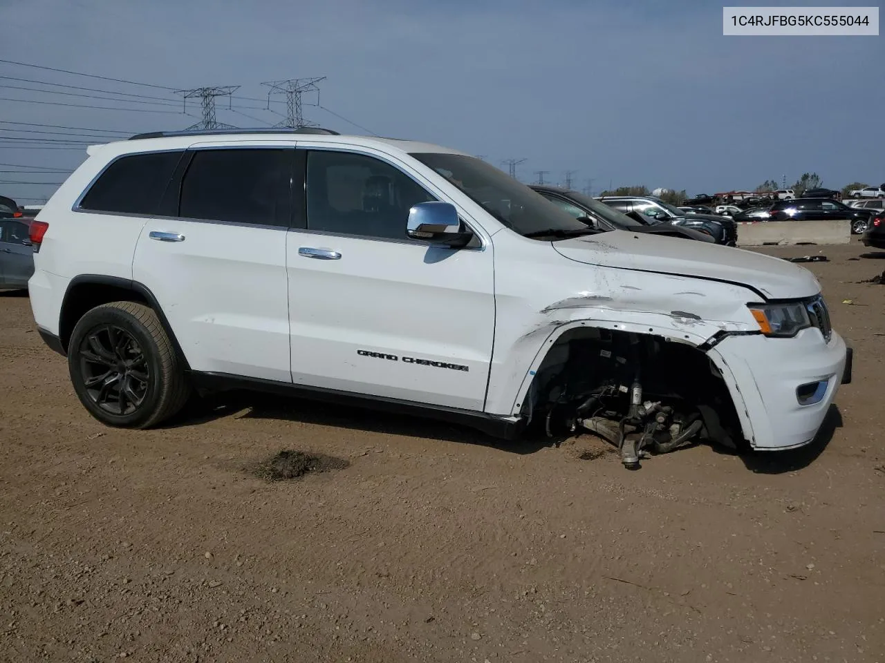 2019 Jeep Grand Cherokee Limited VIN: 1C4RJFBG5KC555044 Lot: 75571374