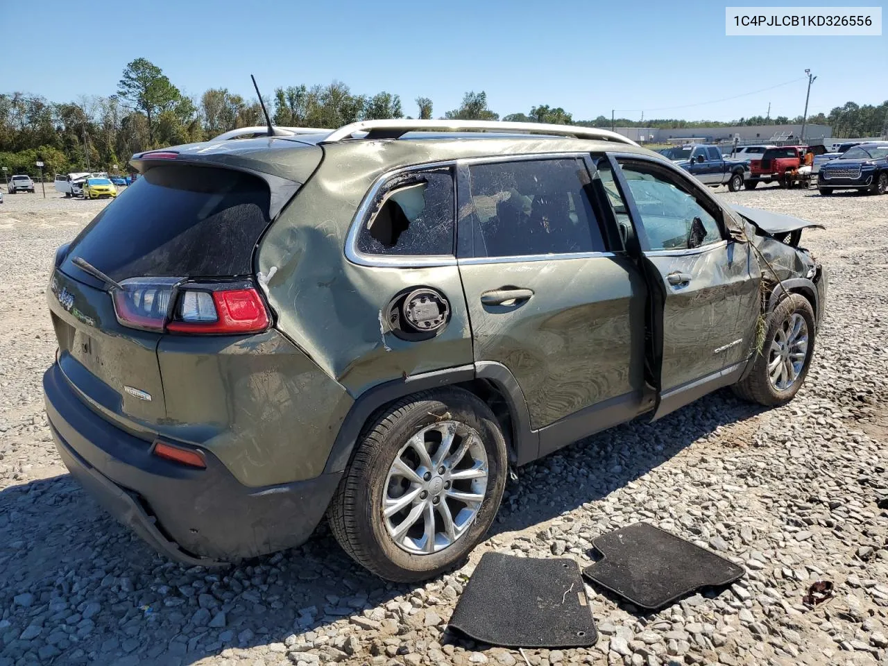 2019 Jeep Cherokee Latitude VIN: 1C4PJLCB1KD326556 Lot: 75615014