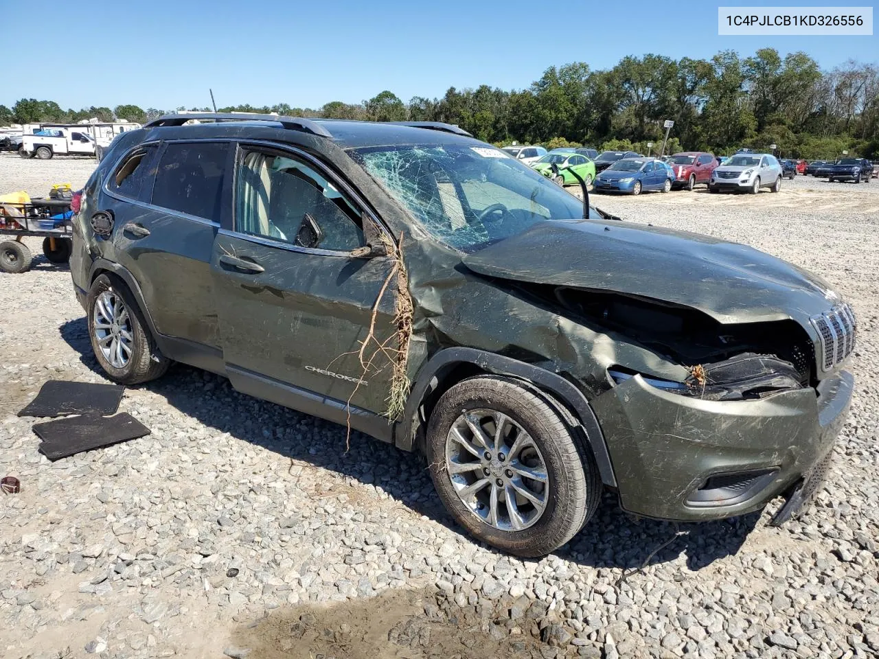 2019 Jeep Cherokee Latitude VIN: 1C4PJLCB1KD326556 Lot: 75615014