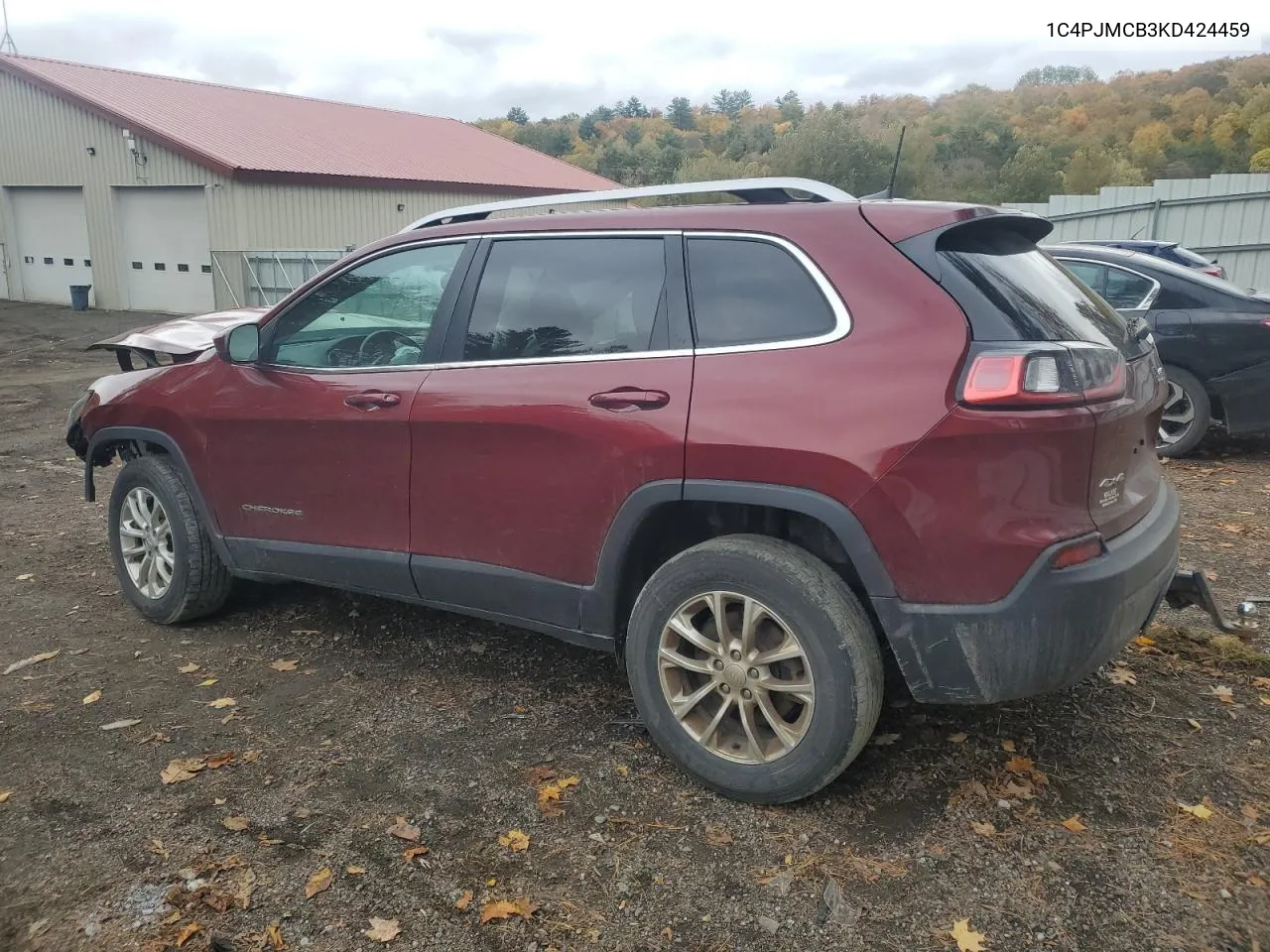 2019 Jeep Cherokee Latitude VIN: 1C4PJMCB3KD424459 Lot: 75684044