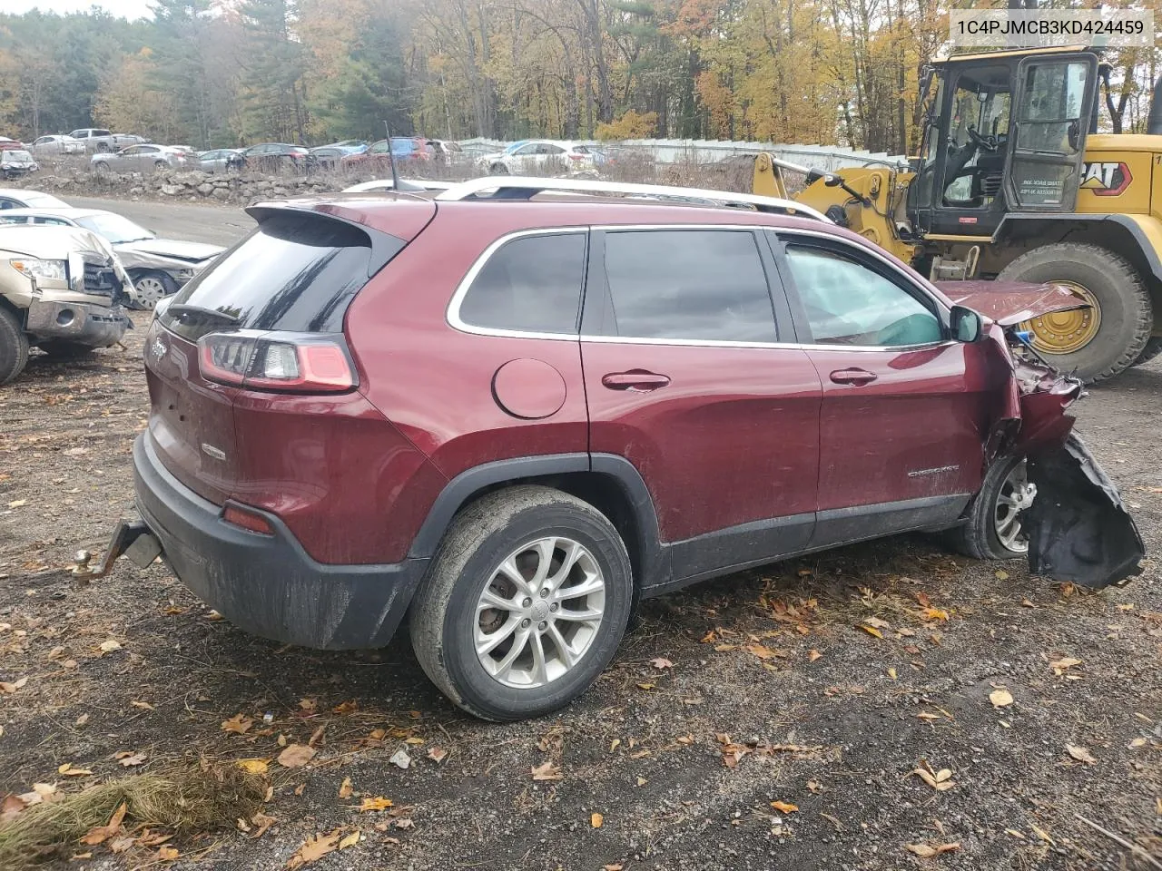 2019 Jeep Cherokee Latitude VIN: 1C4PJMCB3KD424459 Lot: 75684044