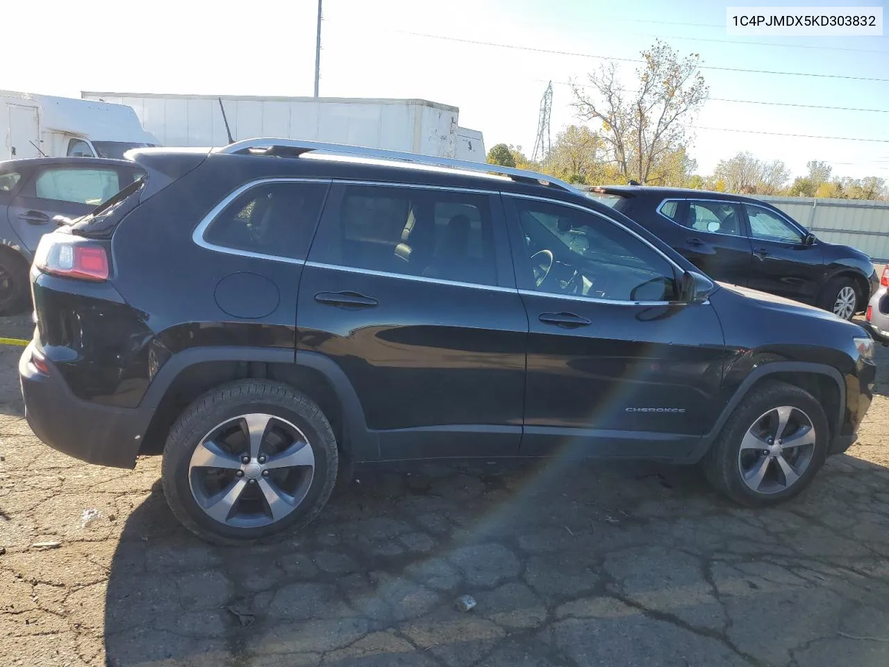 2019 Jeep Cherokee Limited VIN: 1C4PJMDX5KD303832 Lot: 75738154