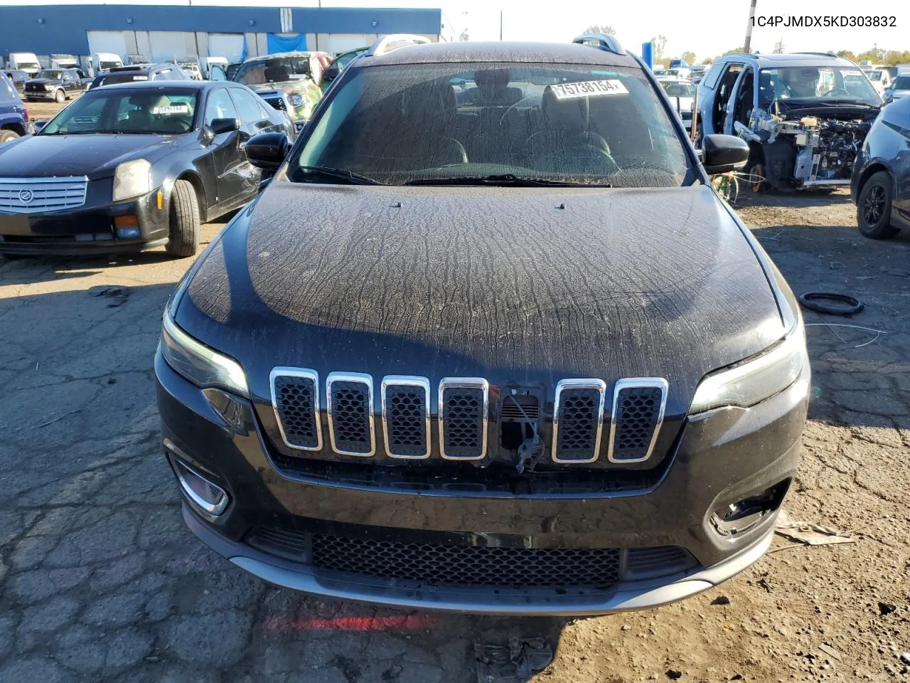 2019 Jeep Cherokee Limited VIN: 1C4PJMDX5KD303832 Lot: 75738154